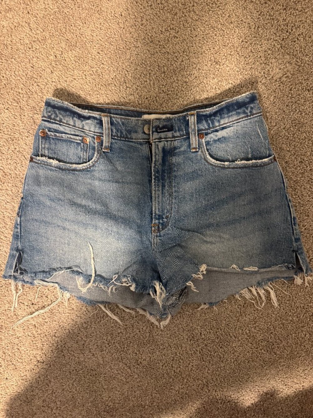 Abercrombie & Fitch Curve Love The Cutoff Short High Rise Size 28 / 6